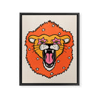 Lion Framed Canvas Print Gallery Image 8
