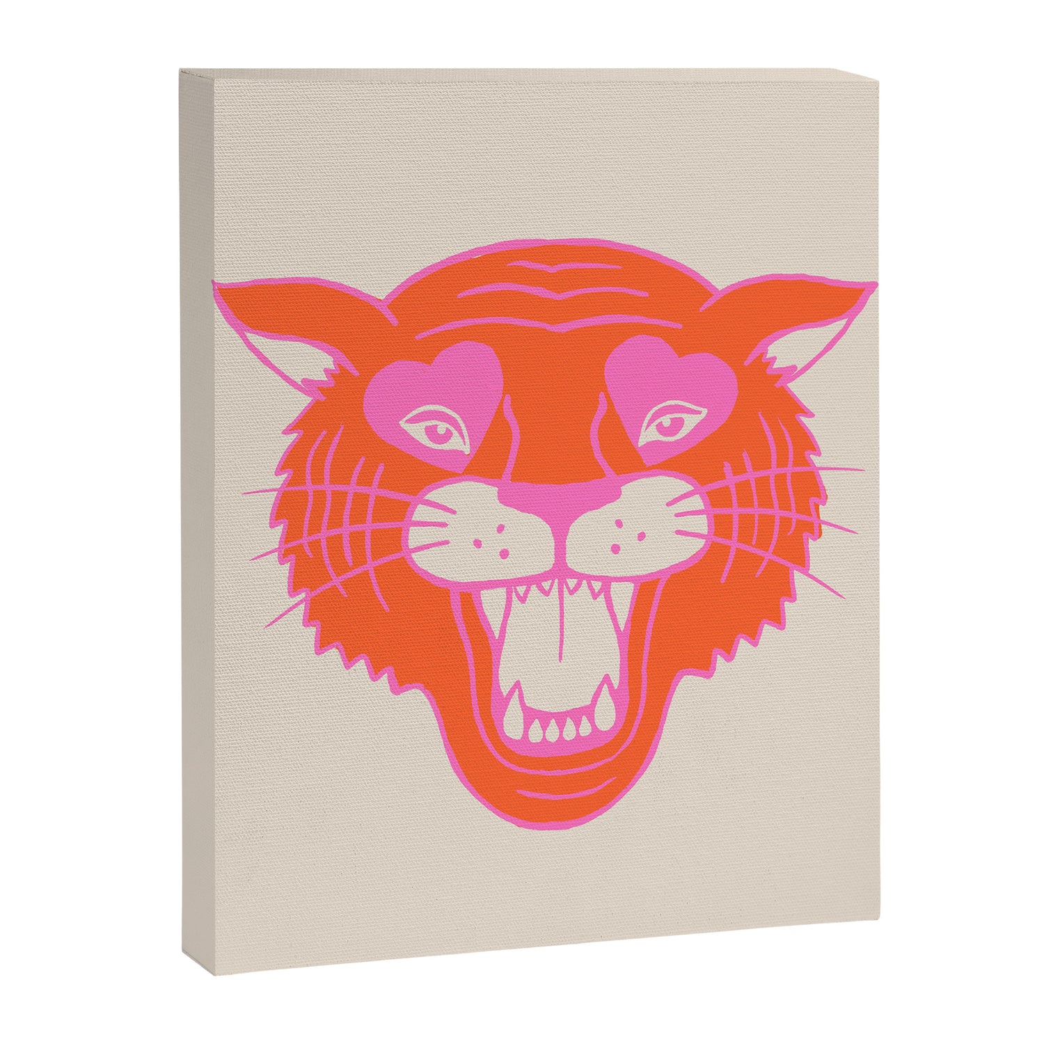 Neon Tiger Canvas Print Gallery Image 8