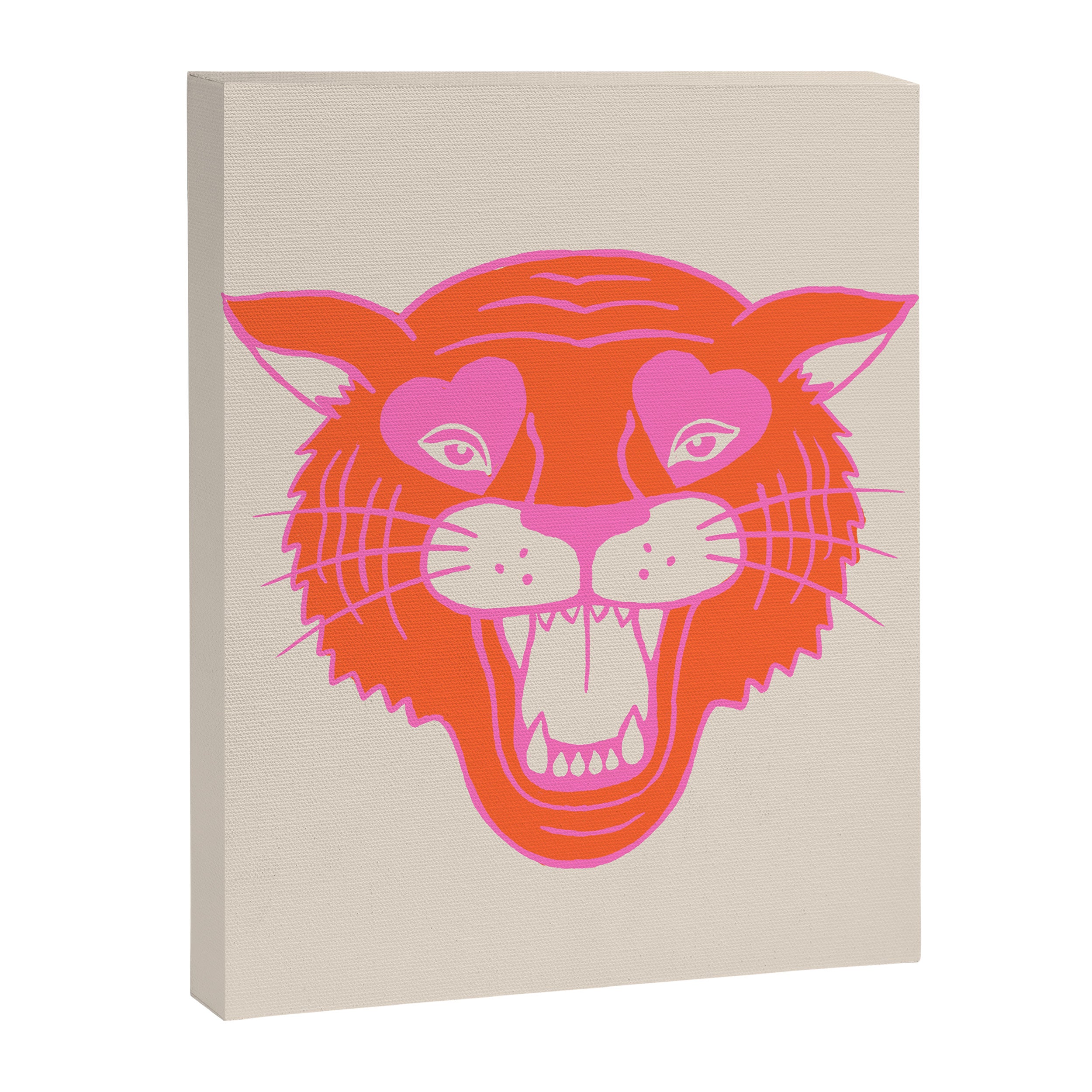 Neon Tiger Canvas Print Gallery Image 8