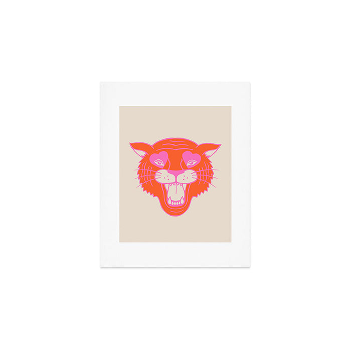 Neon Tiger Art Print Gallery Image 1