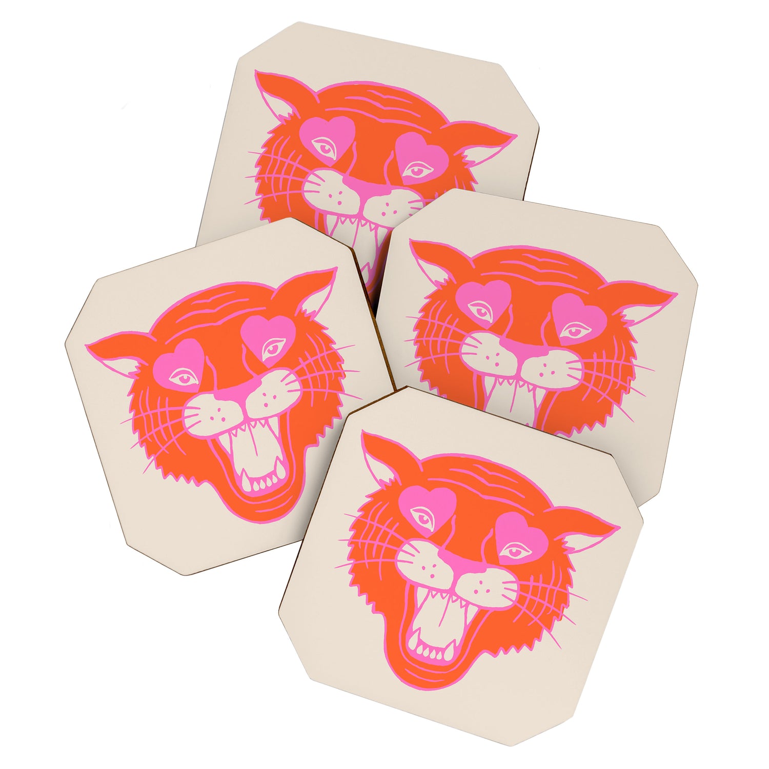 Neon Tiger Coaster Gallery Image 1