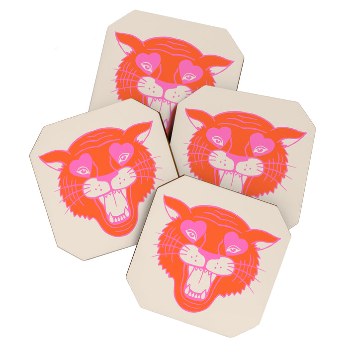 Neon Tiger Coaster Gallery Image 1