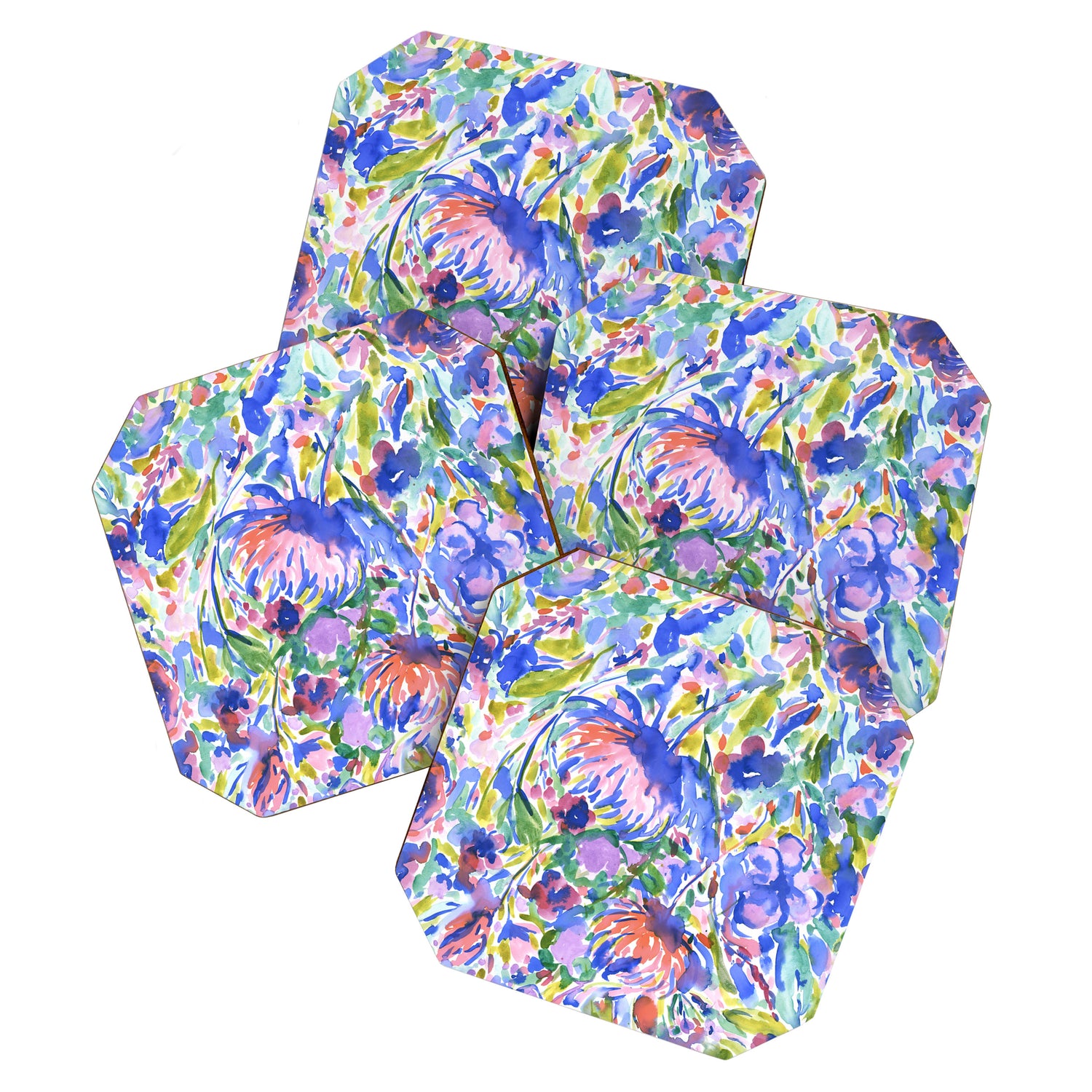 Maximal Floral Wild & Free Coaster Gallery Image 1
