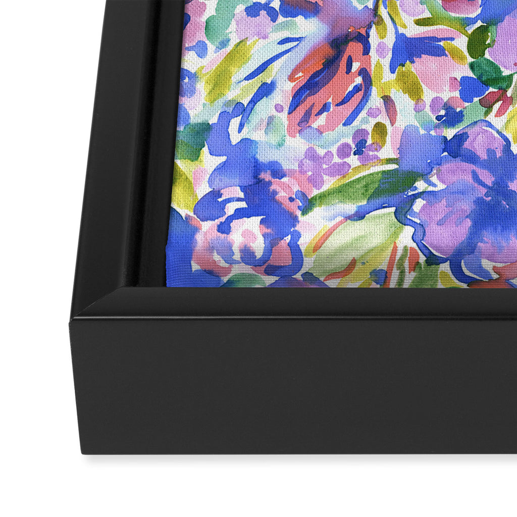 Maximal Floral Wild & Free Framed Canvas Print Gallery Image 3
