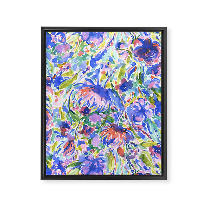 Maximal Floral Wild & Free Framed Canvas Print Gallery Image 6