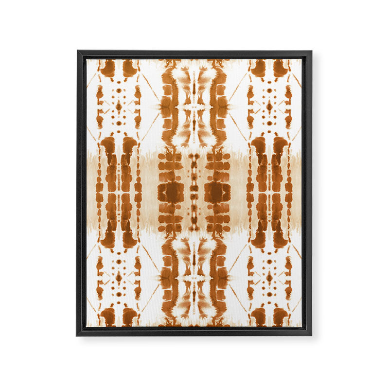 Paradigm Rust Framed Canvas Print Gallery Image 8