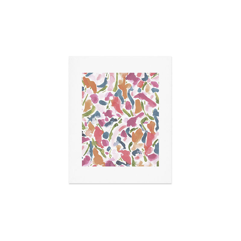 Synthesis Raspberry Art Print Gallery Image 1