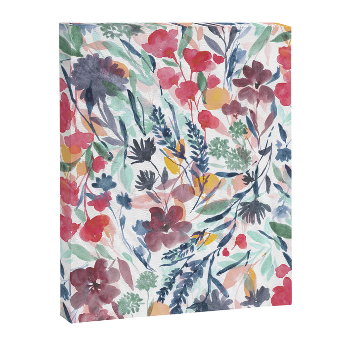 Upside Floral Deep Canvas Print Gallery Image 1
