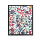 Upside Floral Deep Framed Canvas Print Gallery Image 8