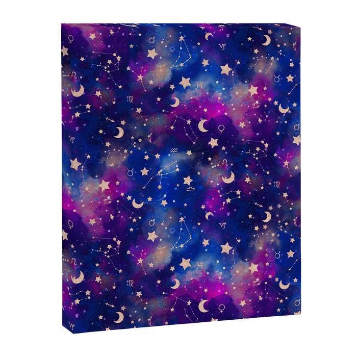Zodiac - Watercolor Dark Canvas Print Gallery Image 1