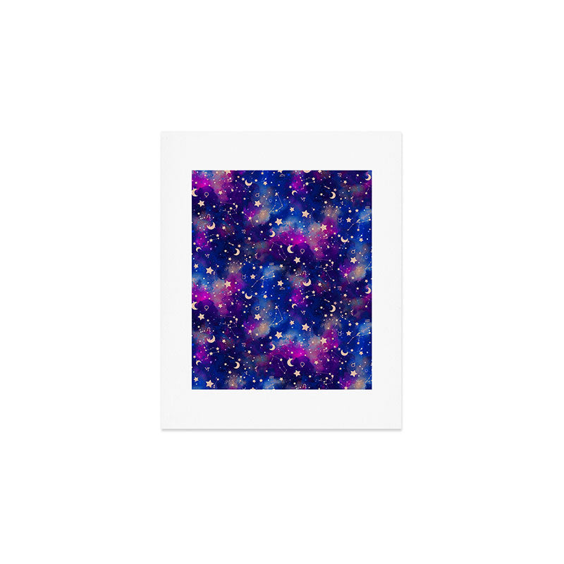 Zodiac - Watercolor Dark Art Print Gallery Image 1