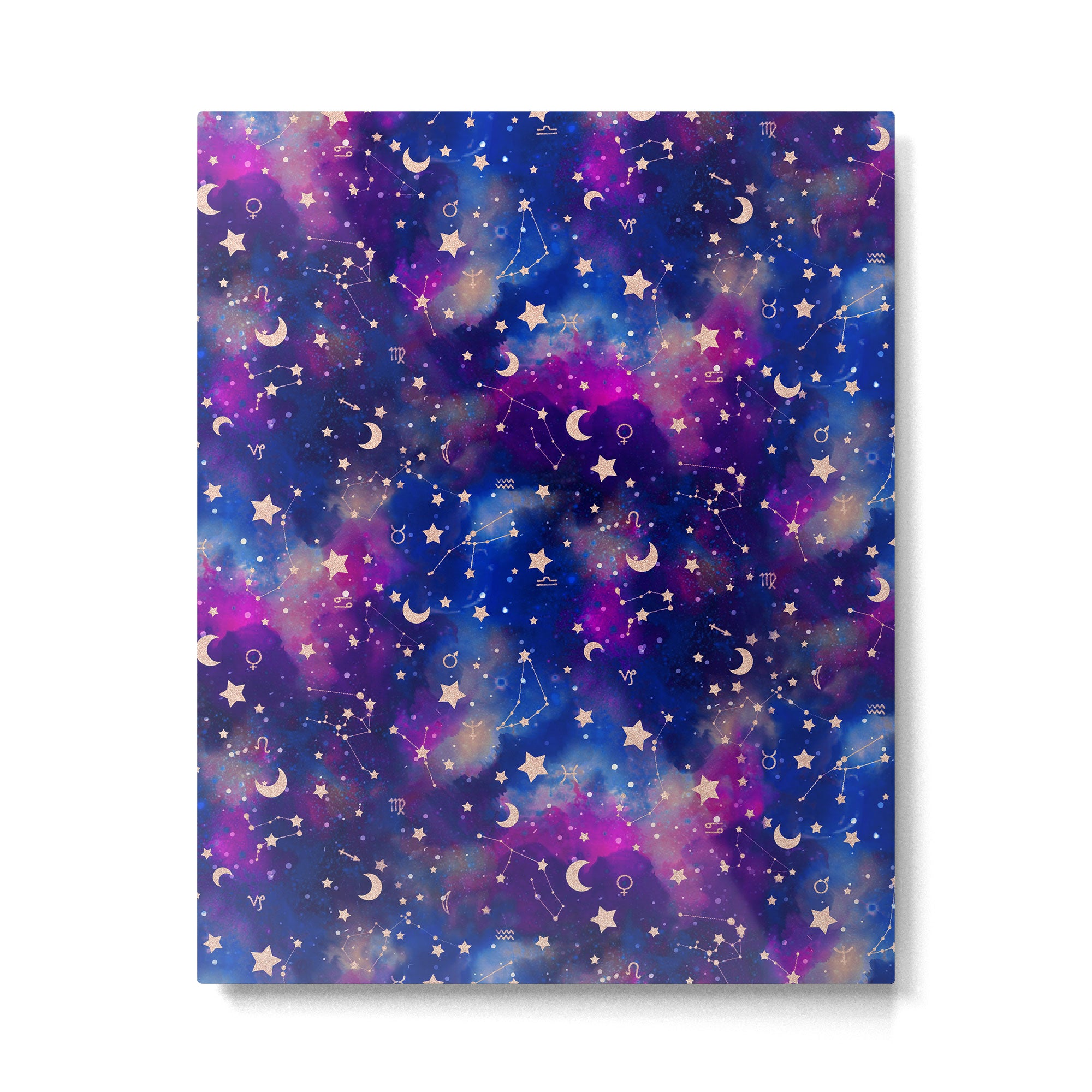 Zodiac - Watercolor Dark Metal Print Gallery Image 4