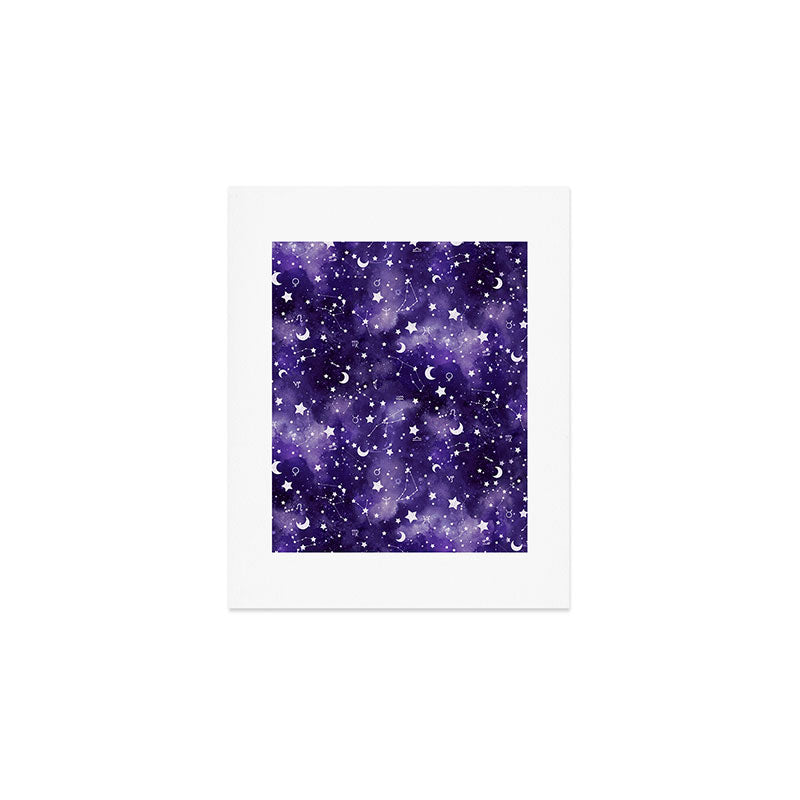 Zodiac Watercolor Ultraviolet Art Print Gallery Image 1