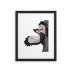Pileated Woodpecker Framed Art Print Gallery Image 6