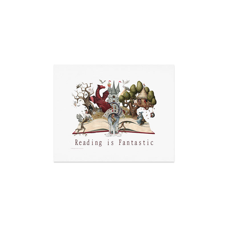 Reading is Fantastic Art Print Gallery Image 1