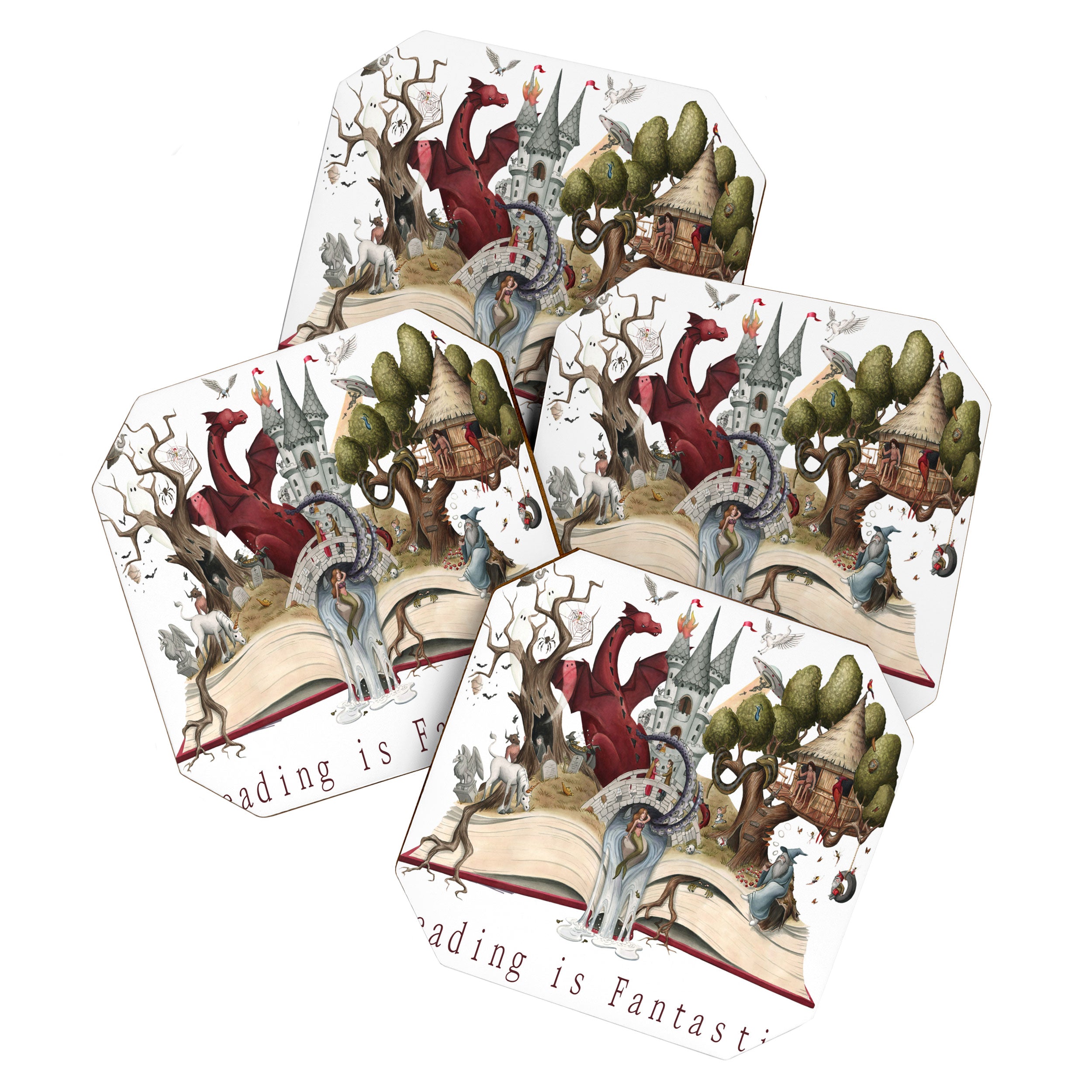 Reading is Fantastic Coaster Gallery Image 1