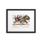 Reading is Fantastic Framed Art Print Gallery Image 5