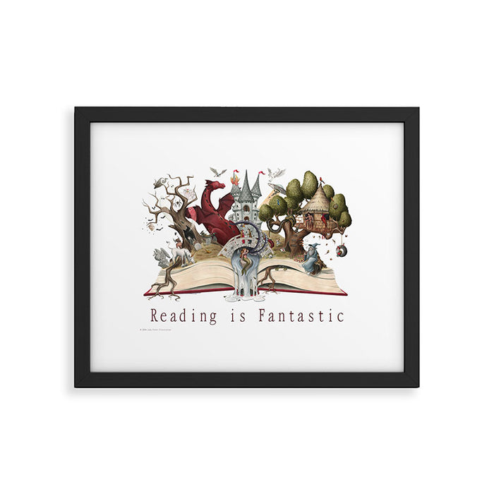 Reading is Fantastic Framed Art Print Gallery Image 1