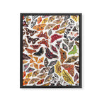 Saturniid Moths of North America Pattern Framed Canvas Print Gallery Image 8