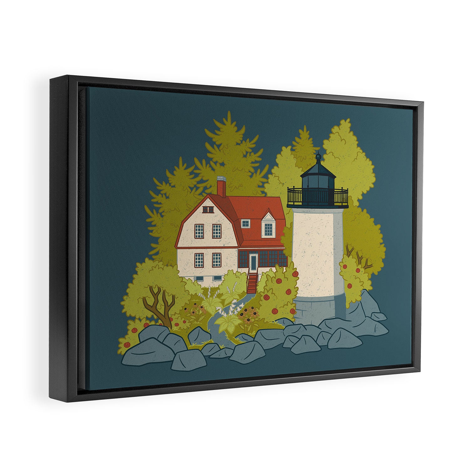 Whitlocks Mill Light Framed Canvas Print Gallery Image 2