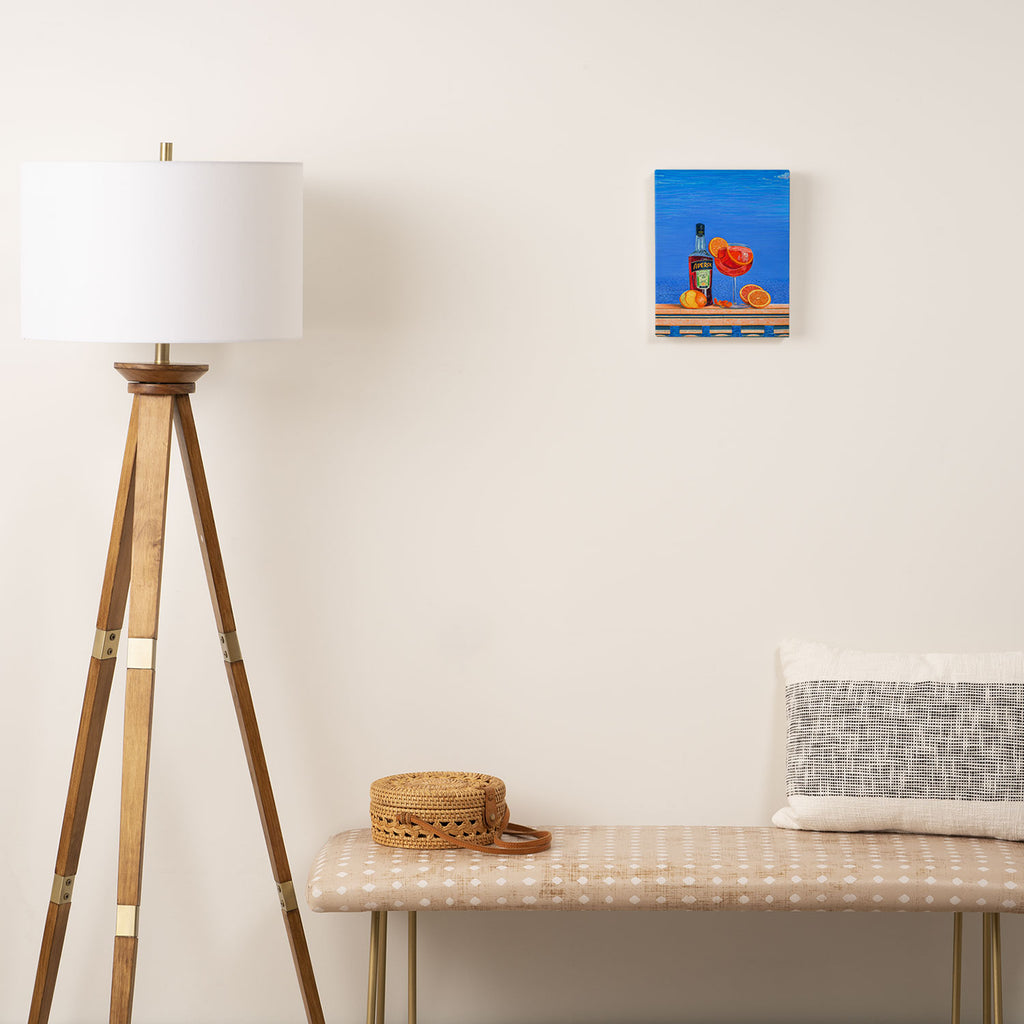 Aperol Spritz at Sunset in Italy Canvas Print Gallery Image 2