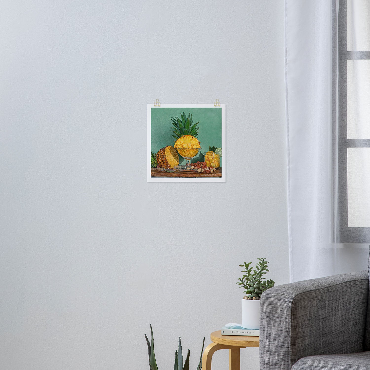 Hawaiian Pineapple and Glass Art Print Gallery Image 3