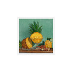 Hawaiian Pineapple and Glass Art Print Gallery Image 1