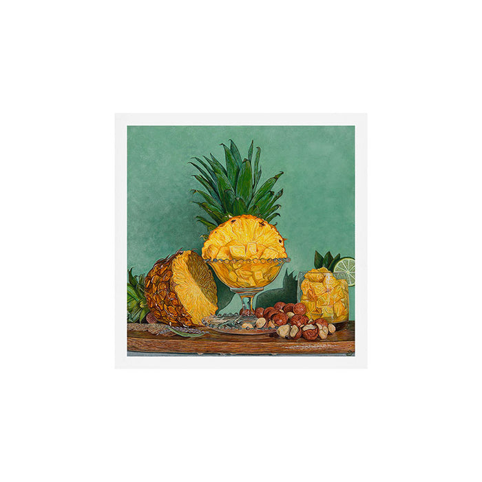 Hawaiian Pineapple and Glass Art Print Gallery Image 1