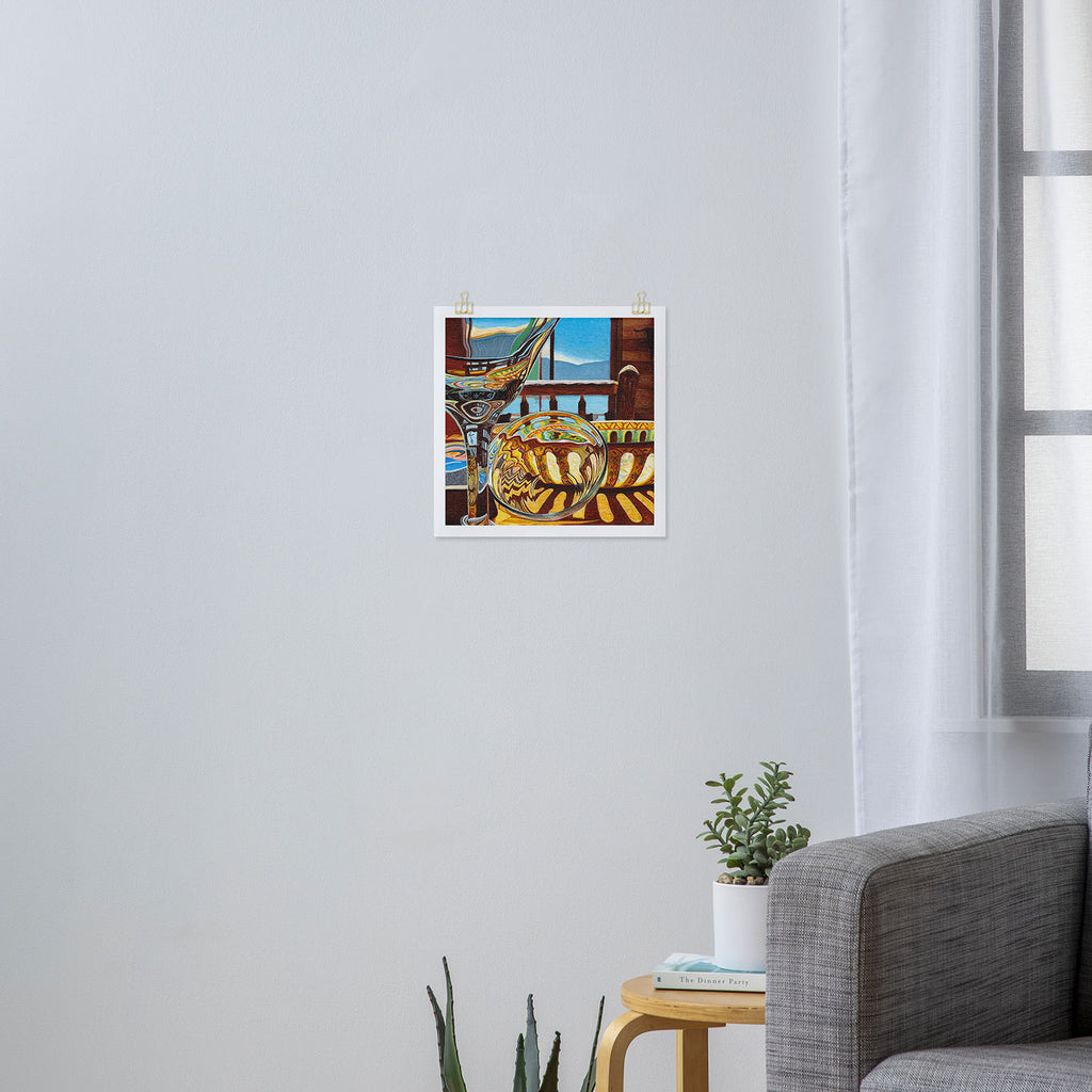 Lake House Glass and Pottery Art Print Gallery Image 3