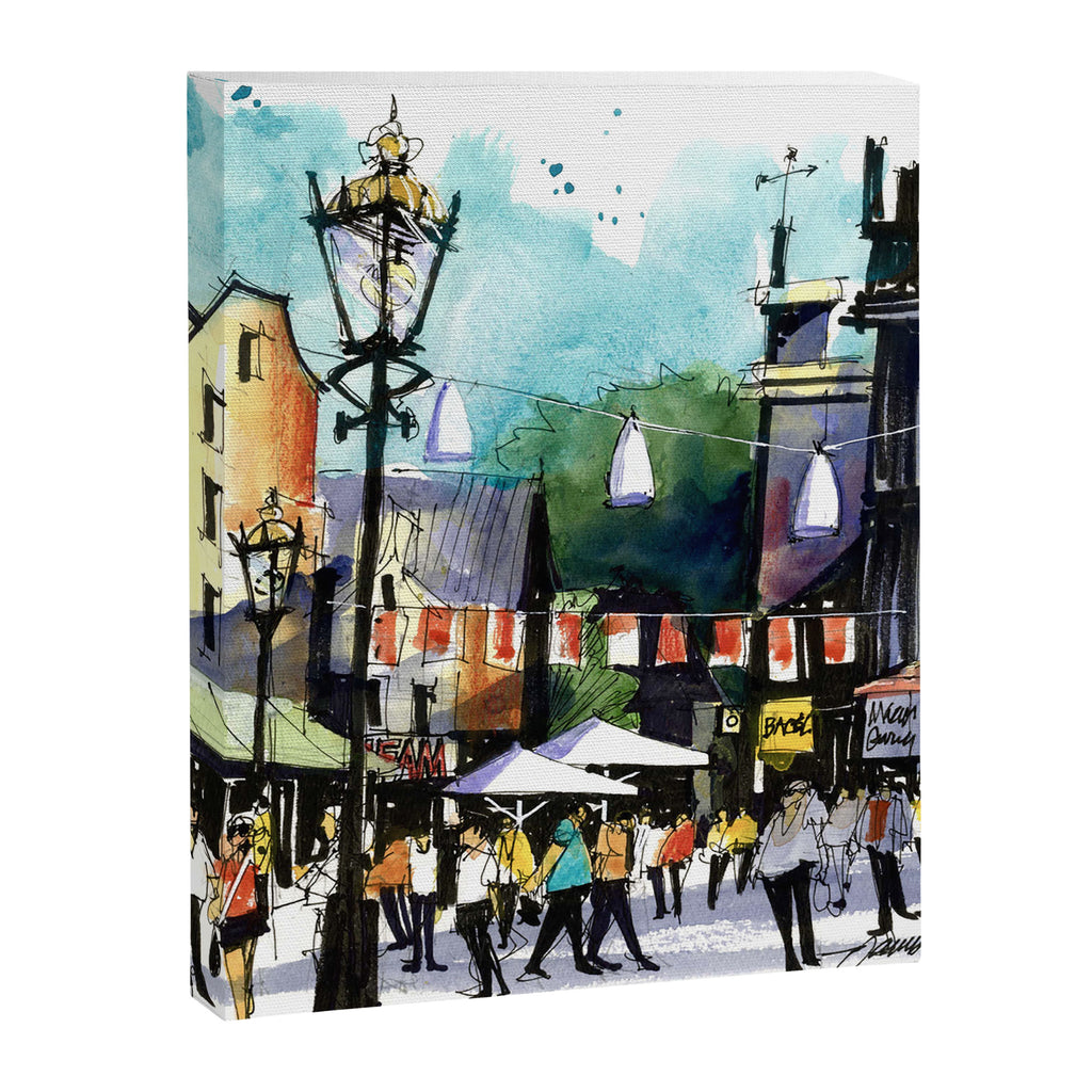 Amsterdam Street Life Canvas Print Gallery Image 8