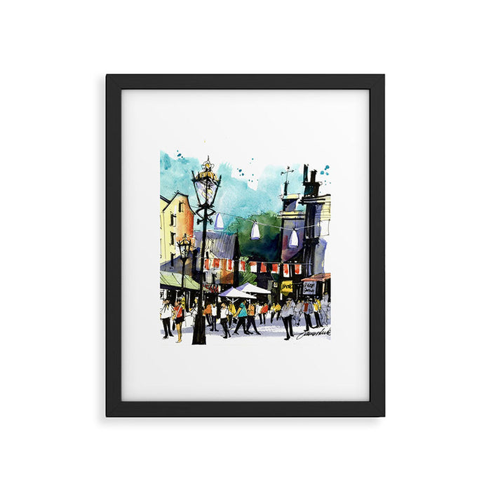 Amsterdam Street Life Framed Art Print Gallery Image 1