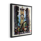 Lucca Clock Tower Framed Canvas Print Gallery Image 2