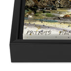 Patriots Pier, Siesta Key Framed Canvas Print Gallery Image 3