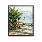 Patriots Pier, Siesta Key Framed Canvas Print Gallery Image 6