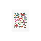 Autumn garden plants Art Print Gallery Image 1