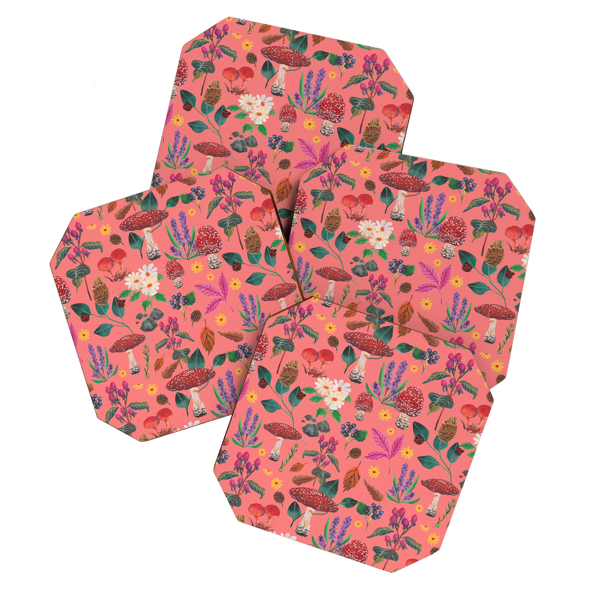 Autumn garden plants Coaster Gallery Image 1