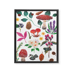 Autumn garden plants Framed Canvas Print Gallery Image 6