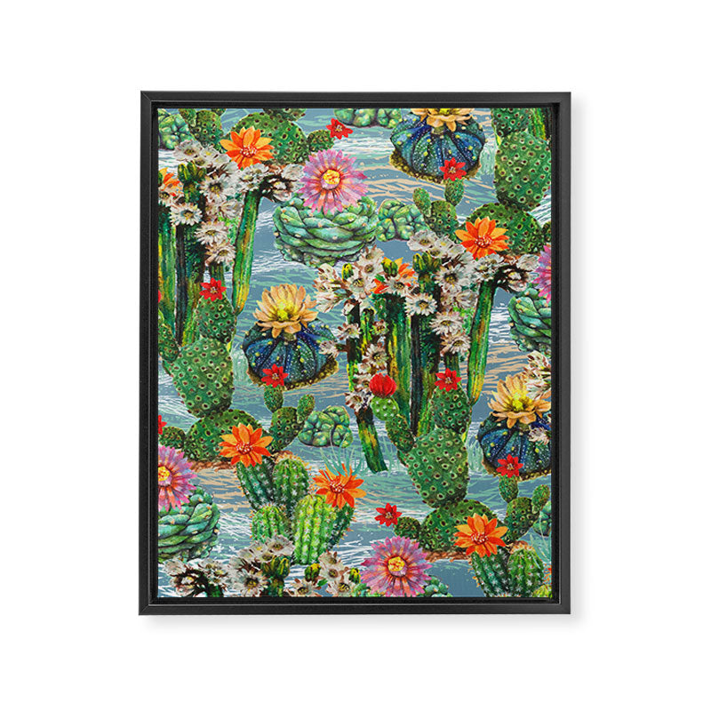 Cactus Desert - BBG Framed Canvas Print Gallery Image 6