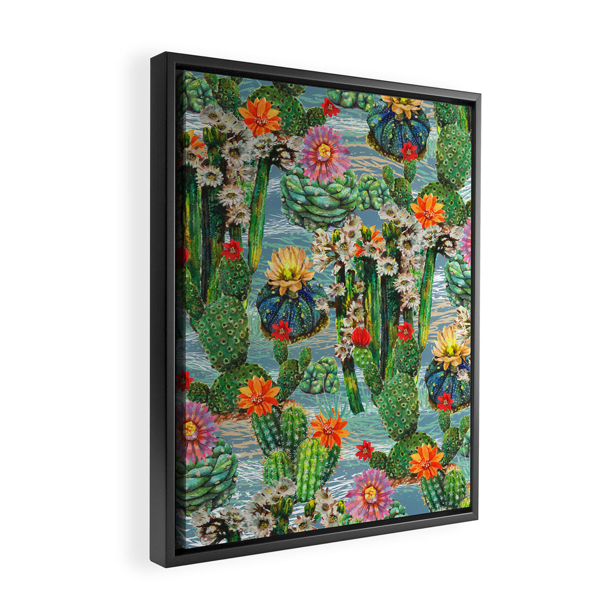 Cactus Desert - BBG Framed Canvas Print Gallery Image 2