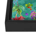 Floral Hummingbirds - BBG Framed Canvas Print Gallery Image 3