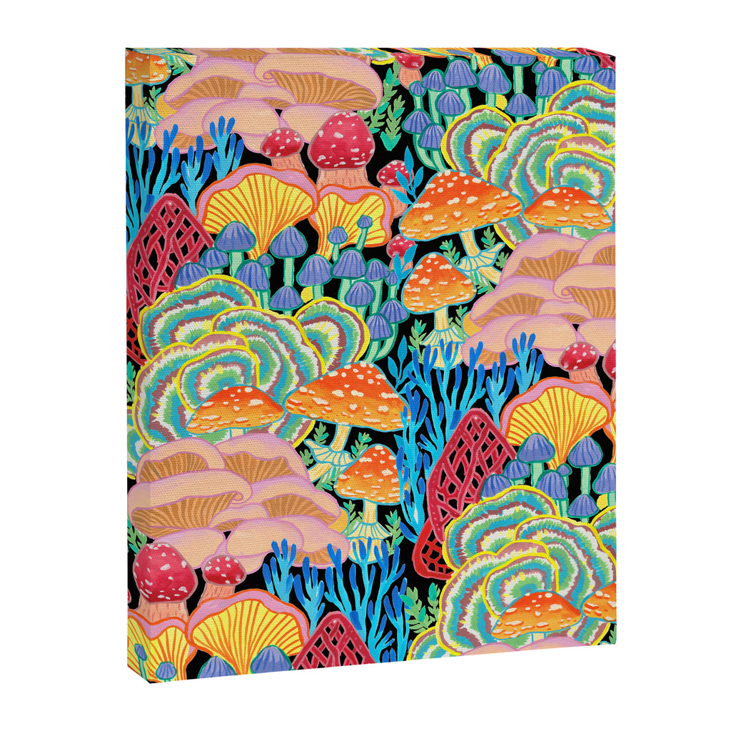 Fungi World (Mushroom world) - BKBG Canvas Print Gallery Image 6