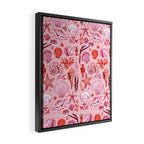 Girly Seashells Party Framed Canvas Print Gallery Image 2