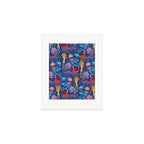 Jellyfish Collection - blue Art Print Gallery Image 1