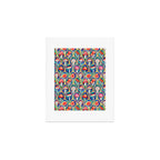 Luxury abstract mushroom pattern - original Art Print Gallery Image 1