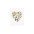 Mushroom heart Art Print Gallery Image 1