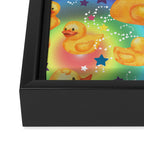 Rainbows and Ducks Framed Canvas Print Gallery Image 3