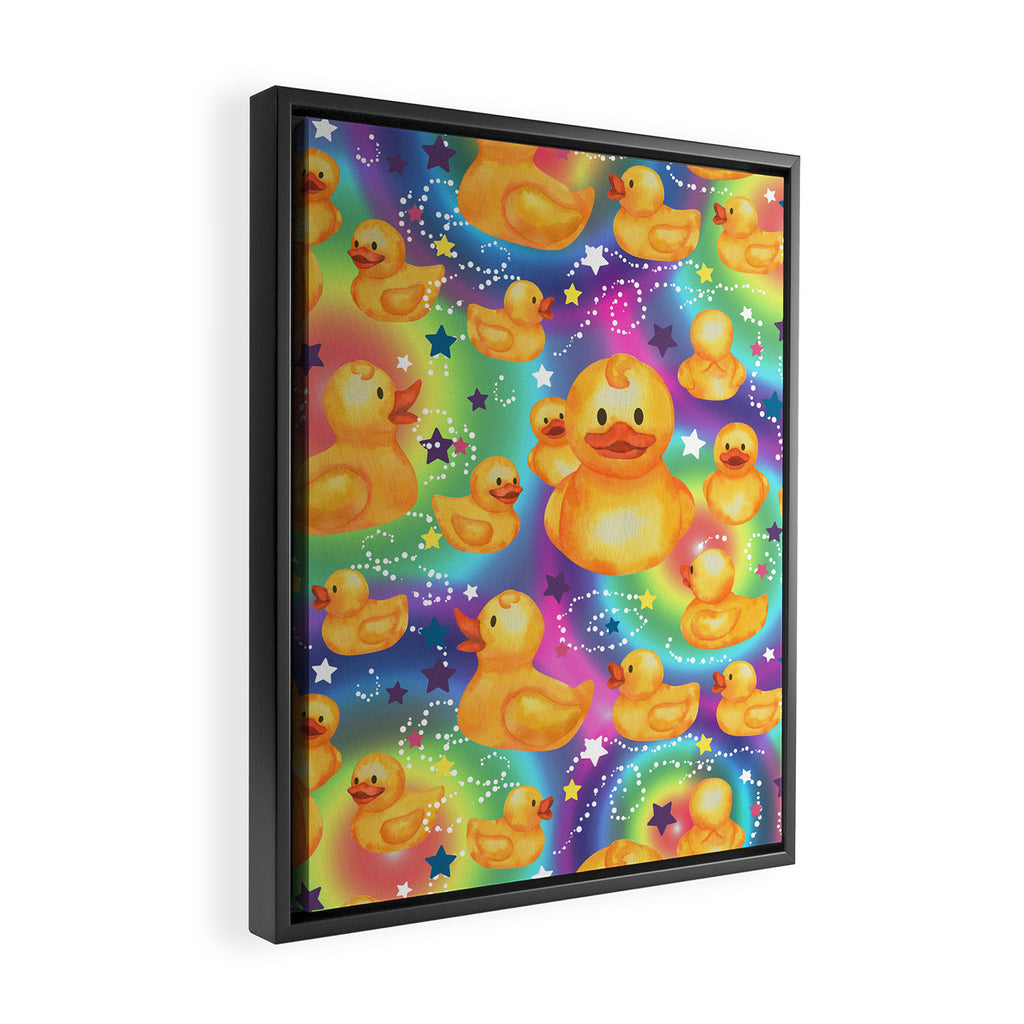 Rainbows and Ducks Framed Canvas Print Gallery Image 2