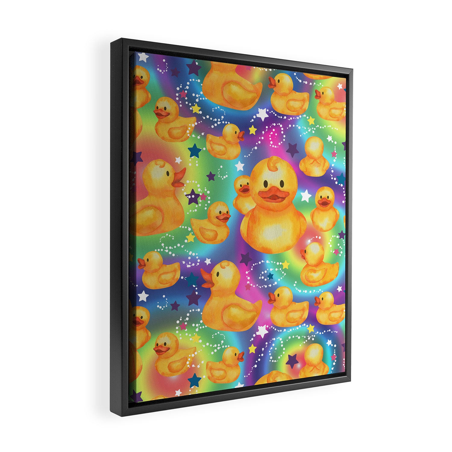Rainbows and Ducks Framed Canvas Print Gallery Image 2