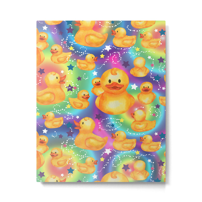 Rainbows and Ducks Metal Print Gallery Image 1