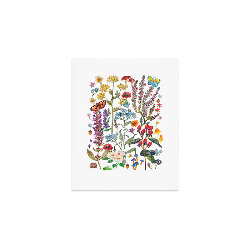 Wild Flowers Paradise Art Print Gallery Image 1